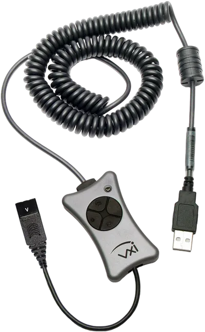 VXI Zubehör X200-V USB Adapter, QD auf USB, DSP, NC, Mute