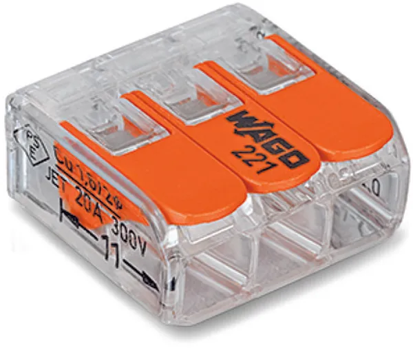 Wago Serie 221 - 3*4mm (50 Stück)