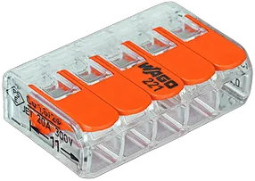 Wago Serie 221 - 5*4mm (8 Stück Retail)