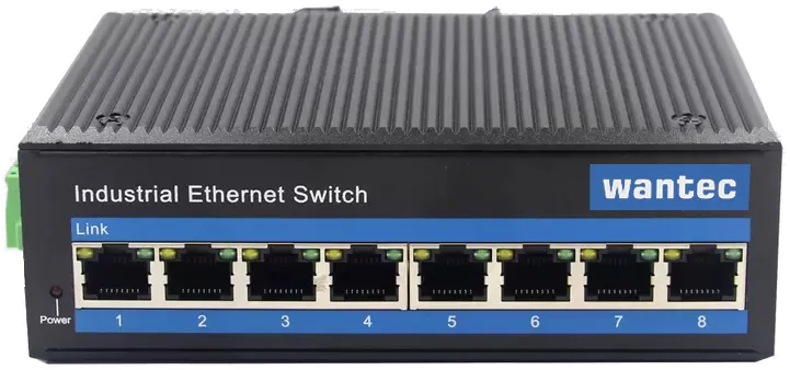 Wantec Switch Industrial Ethernet für Hutschiene 8 Port Wantec Switch Industrial Ethernet für Hutschiene 8 Port