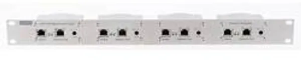 Wantec 2wIP D-Serie RJ45 19" Rackgerät 4x Sender Switchseite
