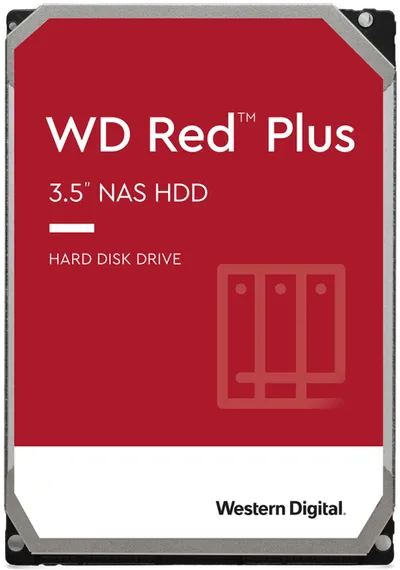 WD Red Plus 8TB SATA 6Gb/s 8,9cm 3,5Zoll 256MB cache 7200Rpm Internal HDD Bulk
