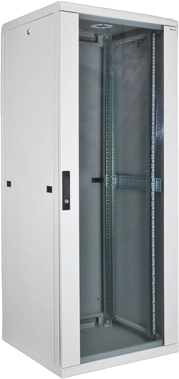 19" Standschrank, 600x1000mm, grau RAL7035