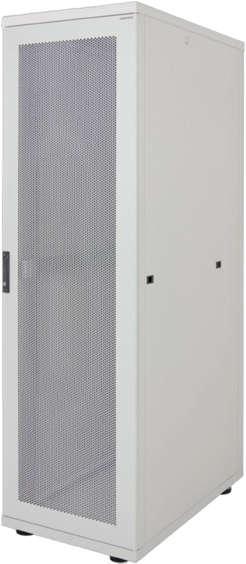 19" Serverschrank, perforierte Türen, 800x800mm, grau RAL7035, 42HE