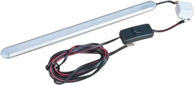 LED Beleuchtung für Serverschrank, grau RAL7035