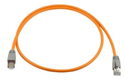 Industrial Patchkabel KAT6A, Anti-UV PUR Mantel, S/FTP, orange