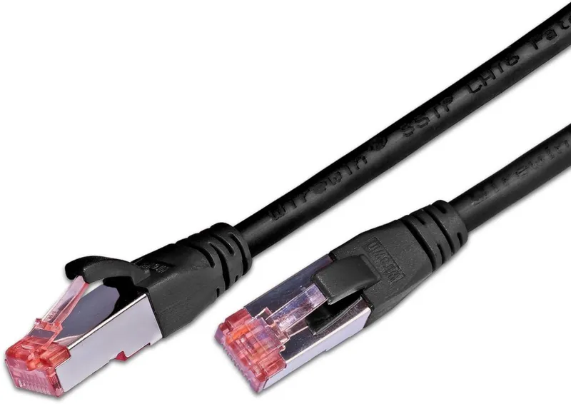 KAT6 Patchkabel, S/FTP, LSOH, Lifetime Warranty, schwarz