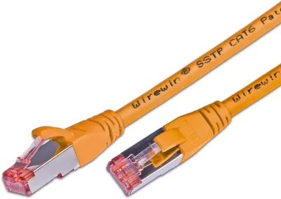 KAT6 Patchkabel, S/FTP, LSOH, Lifetime Warranty, orange