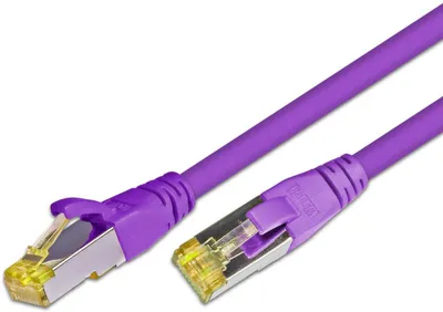 KAT6A HQ Patchkabel, S/FTP, LSOH, Lifetime Warranty, violett