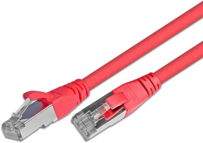 KAT5E Patchkabel, F/UTP, LSOH, Liftime Warranty, rot