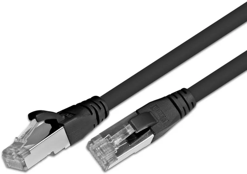 KAT5E Patchkabel, F/UTP, LSOH, Liftime Warranty, schwarz