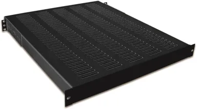 19'' 1HE Schwerlastfachboden bis 100kg, Festeinbau