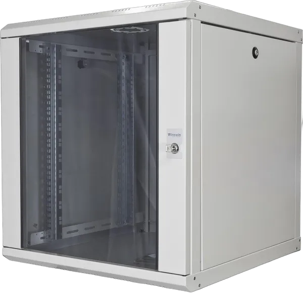 19" Wandschrank, einteilig, 600x600mm, abnehmbare Seitenwände