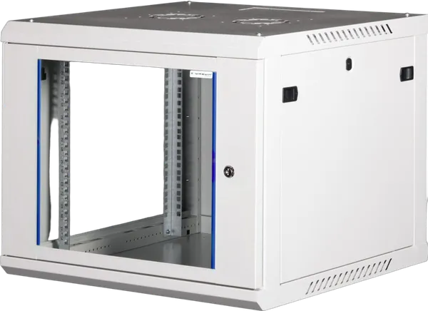 19" Wandschrank, einteilig, Pro 3rd Generation, 600x600mm, hellgrau