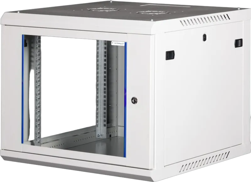 19" Wandschrank, einteilig, Pro 3rd Generation, 600x600mm, hellgrau