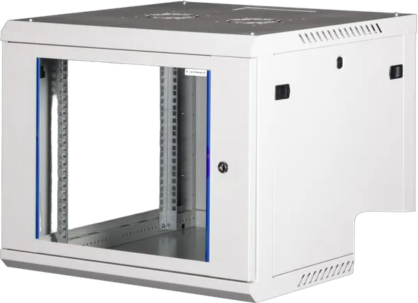 19" Wandschrank, einteilig, Pro 3rd Generation, Flat-Pack, 600x600mm, hellgrau