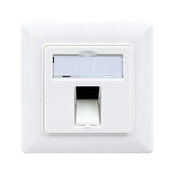 Keystone Leerdose für 1 Modul, Unterputz, Schalterprogramm-fähig, RAL9010