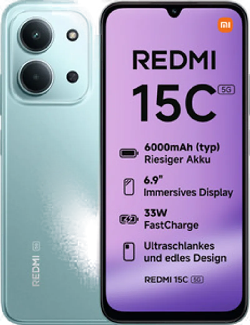 Xiaomi Redmi 15C 5G 128GB grün Telekom