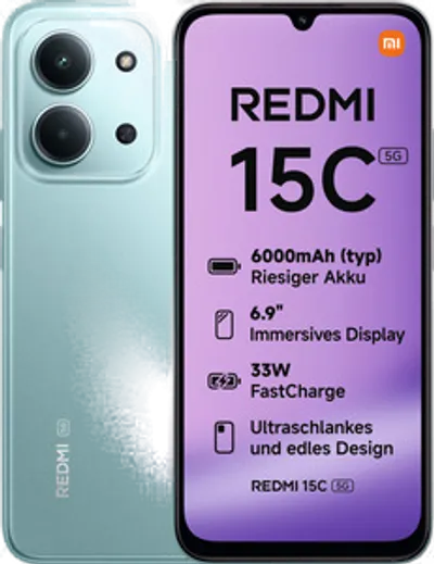 Xiaomi Redmi 15C 5G 128GB grün Telekom