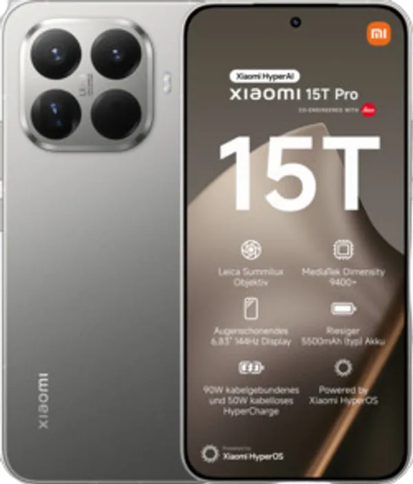 Xiaomi 15T Pro 512GB Gray Telekom