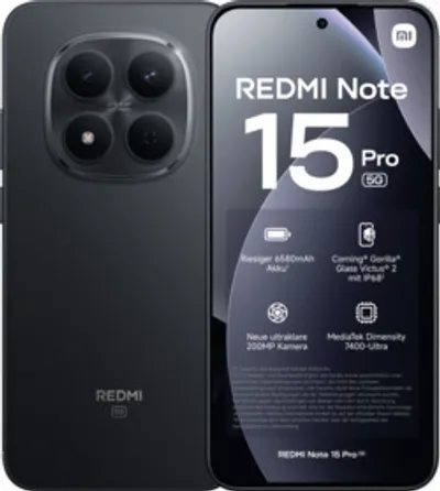 Xiaomi Redmi Note 15 Pro 256GB schwarz Telekom