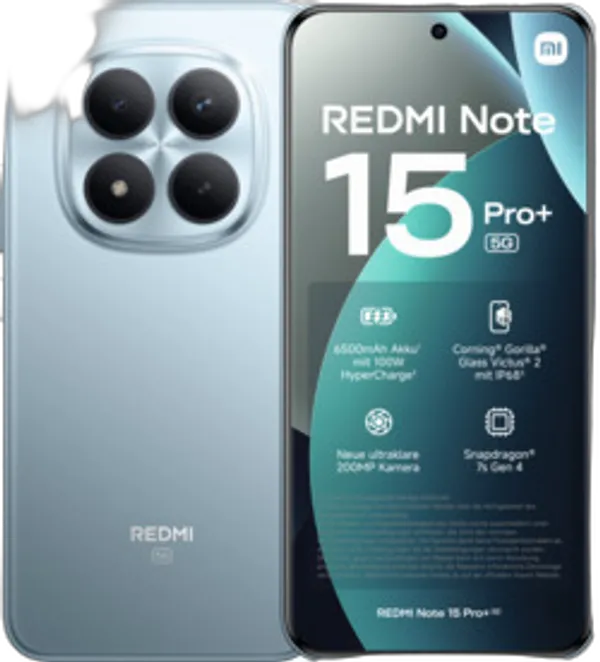 Xiaomi Redmi Note 15 Pro+ 256GB blau Telekom