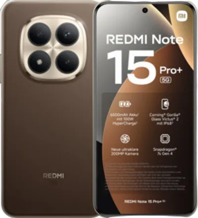 Xiaomi Redmi Note 15 Pro+ 256GB braun Telekom