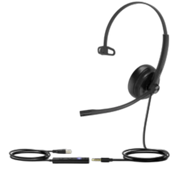 Yealink UH34 SE Mono Teams USB-A Headset Wired Head-band Calls/Music USB Type-A Black