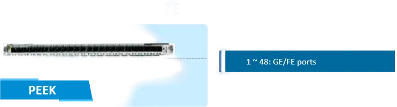 ZTE FTTH C600/C650 Zubehör Line Card mit 48 Ports SFP (P2P Linecard) 24x CSFP