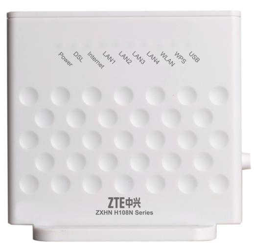 ZTE CPE H108 ADSL2+ Modem + Router mit 300Mbps 802.11n WLAN ZTE CPE H108 ADSL2+ Modem + Router mit 300Mbps 802.11n WLAN
