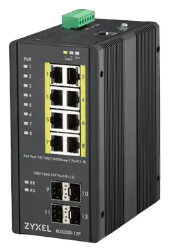 Zyxel Switch 12x GE RGS200-12P Managed PoE Switch Zyxel Switch 12x GE RGS200-12P Managed PoE Switch