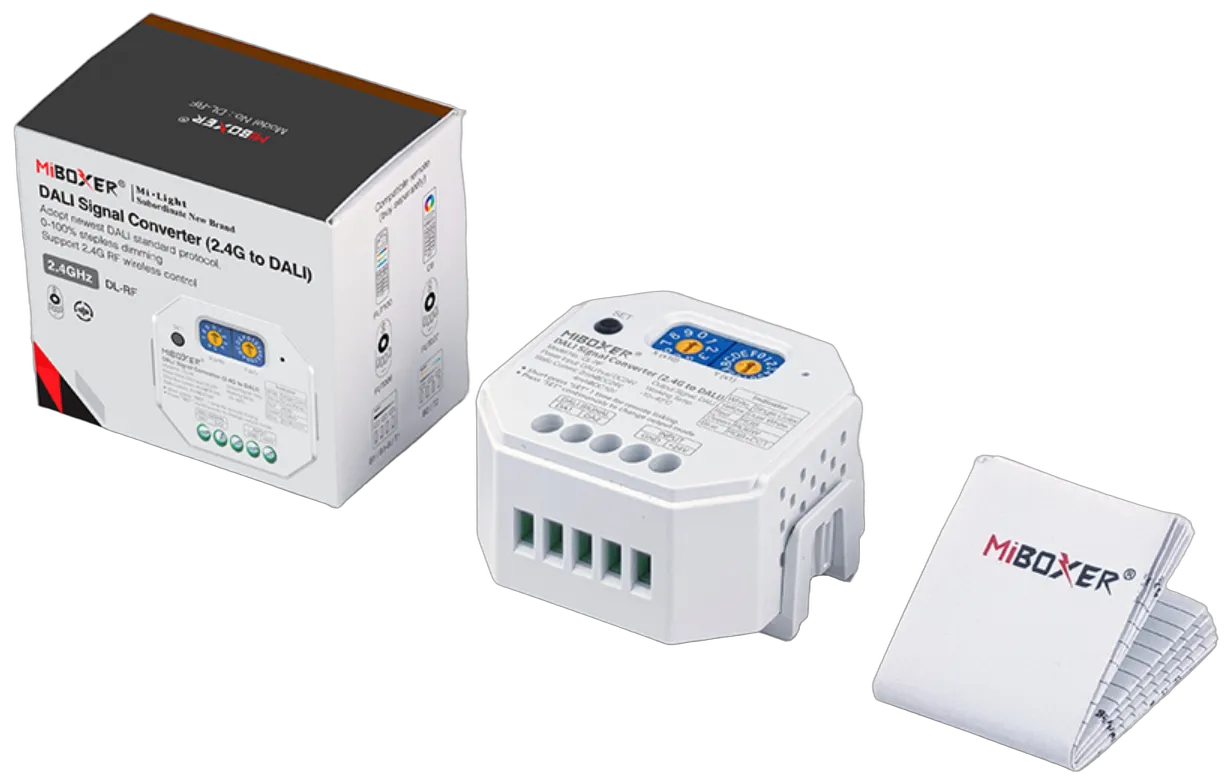 MiBoxer DL-RF DALI Signalwandler WiFi + 2,4GHz zu DALI