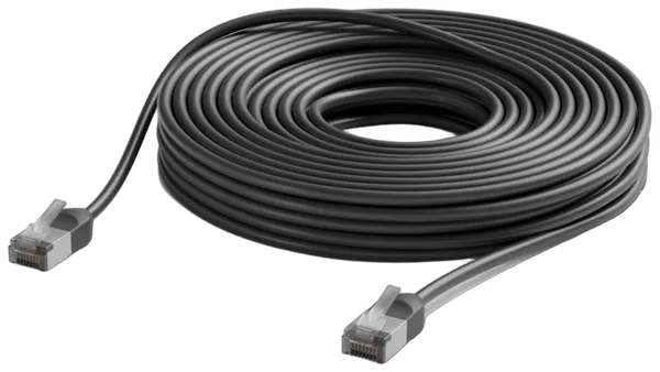 UniFi Premium Patch-Kabel Outdoor, geschirmt, optimiert für 10GbE, schwarz