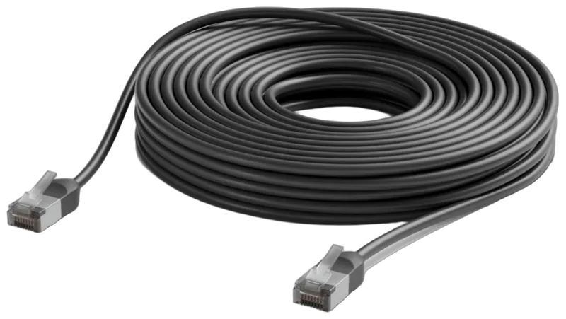 UniFi Premium Patch-Kabel Outdoor, geschirmt, optimiert für 10GbE, schwarz