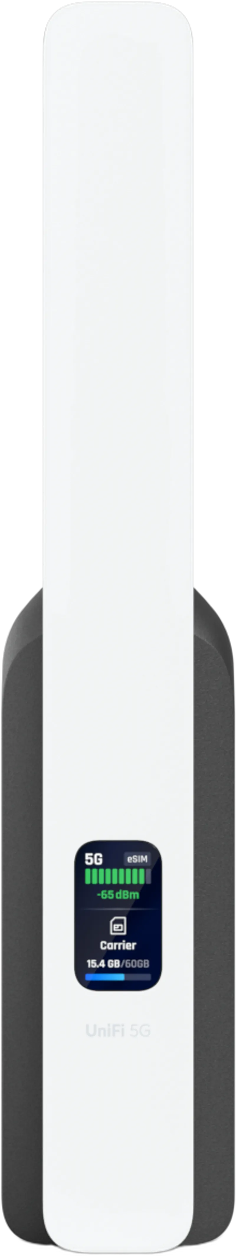 Ubiquiti UniFi 5G Backup • 5G RedCap/4G LTE • 1x Nano-SIM or eSIM • 1x GbE • PoE in • U5G