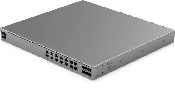 Ubiquiti Enterprise Firewall Core • 4x QSFP28 • 4x SFP28 • 8x 10 GbE • 2x GbE • UniFi • EF-Core Ubiquiti Enterprise Firewall Core • 4x QSFP28 • 4x SFP28 • 8x 10 GbE • 2x GbE • UniFi • EF-Core
