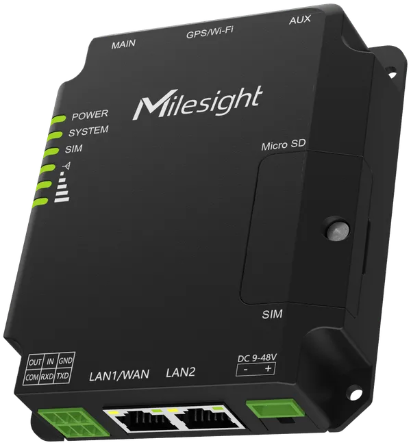 Milesight IoT Industrial Cellular Router, UR32-L04EU-P-W 3G / 4G / POE