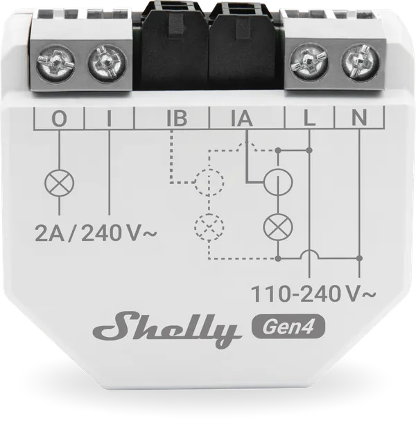 Shelly · Unterputz · "EM Gen4" · Messfunktion · WLAN · Zigbee · Matter · Bluetooth