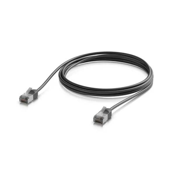 UniFi Premium Patch-Kabel Outdoor, geschirmt, optimiert für 10GbE, schwarz