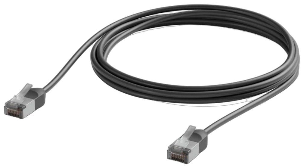 UniFi Premium Patch-Kabel Outdoor, geschirmt, optimiert für 10GbE, schwarz