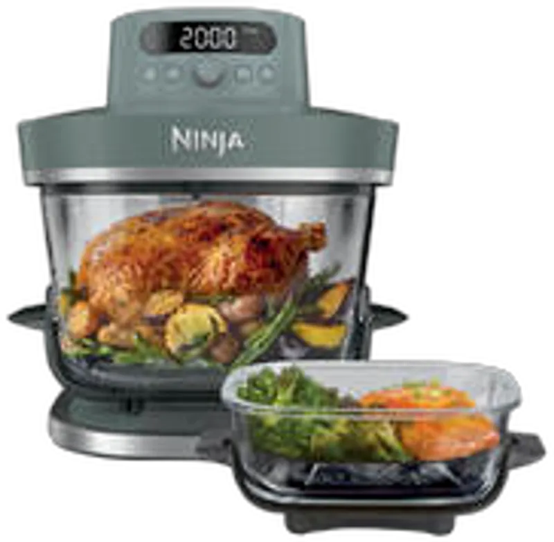 Ninja CRISPi PRO 7-in-1 XL GlassAirFryer – Ash Grey AS101EUGY