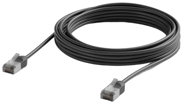 UniFi Premium Patch-Kabel Outdoor, geschirmt, optimiert für 10GbE, schwarz